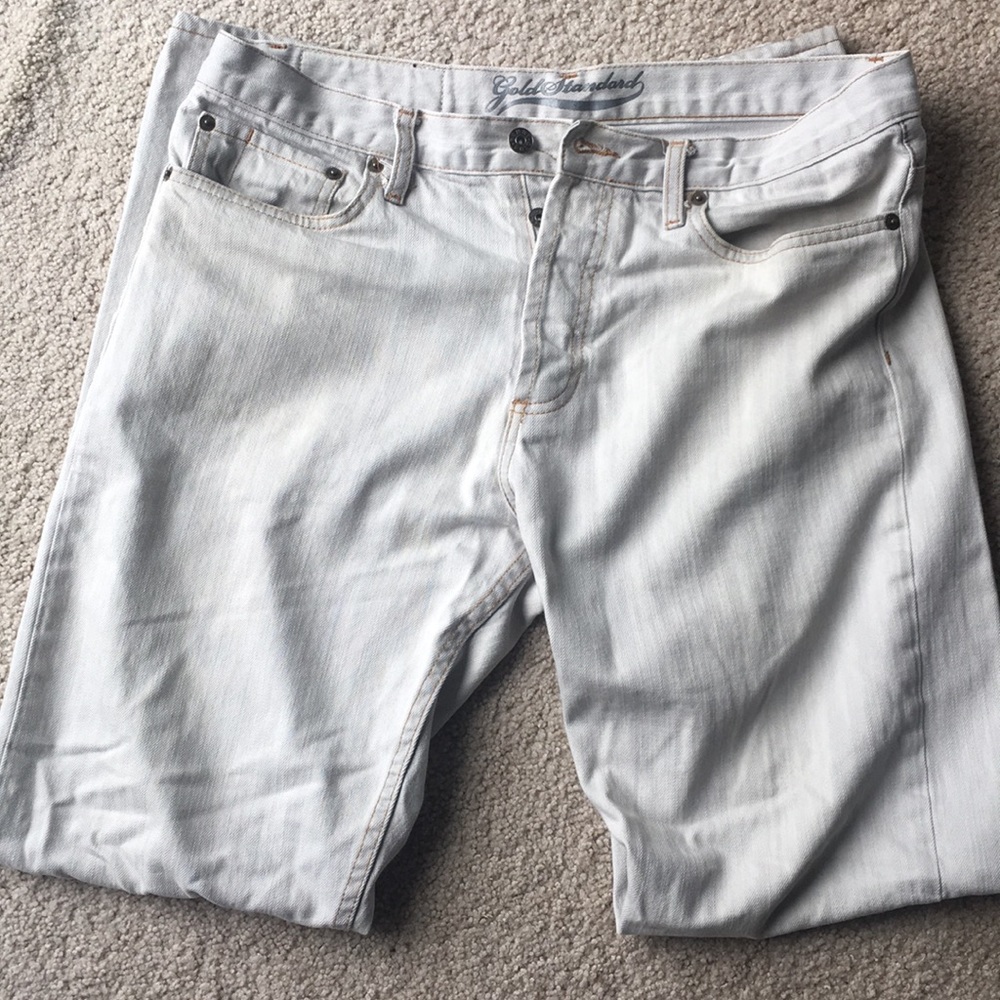 🦋Light Grey Benny Gold Denim